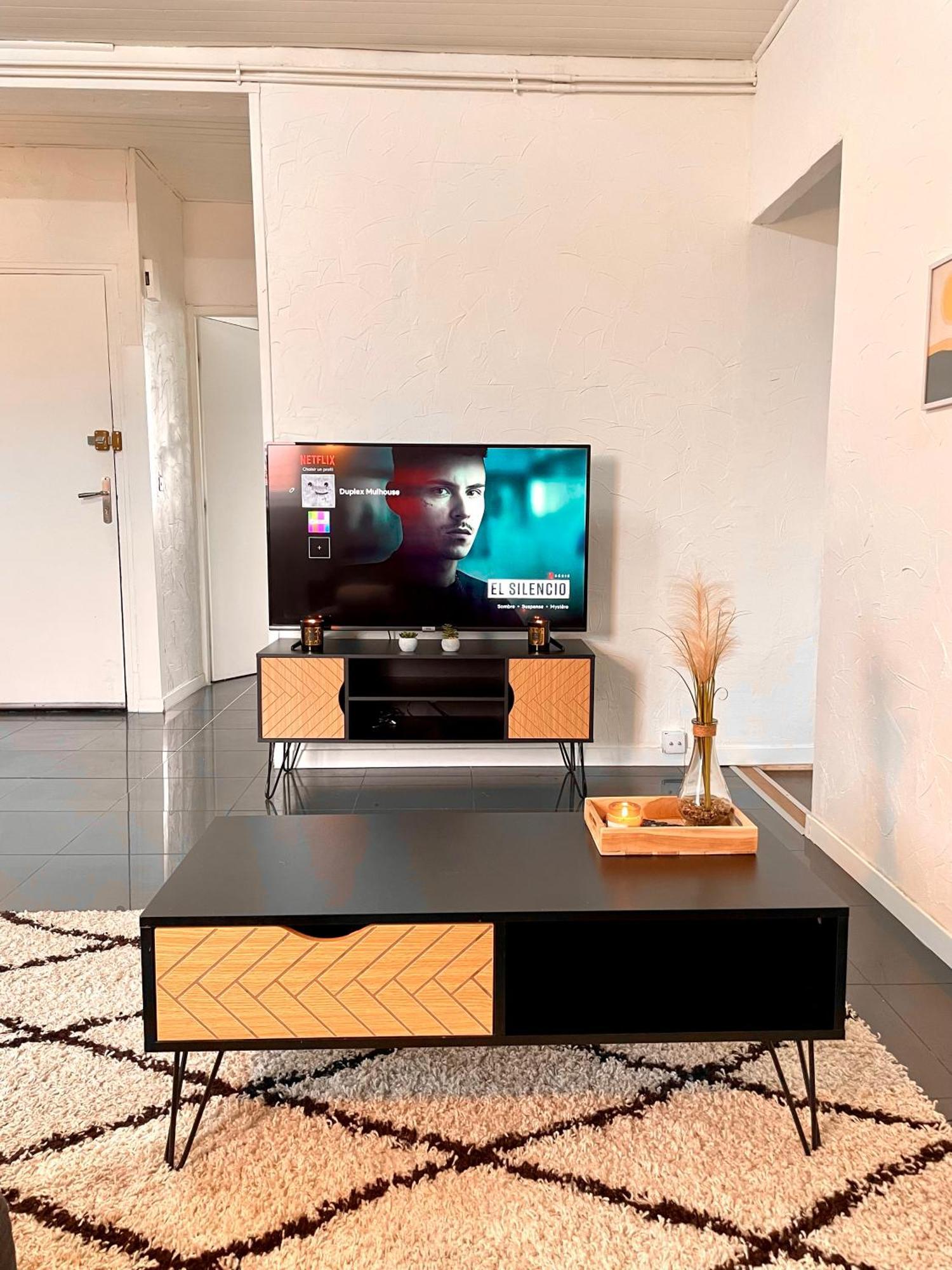Appartement Duplex 90M2 - 3 Chambres - 뮐루즈 외부 사진
